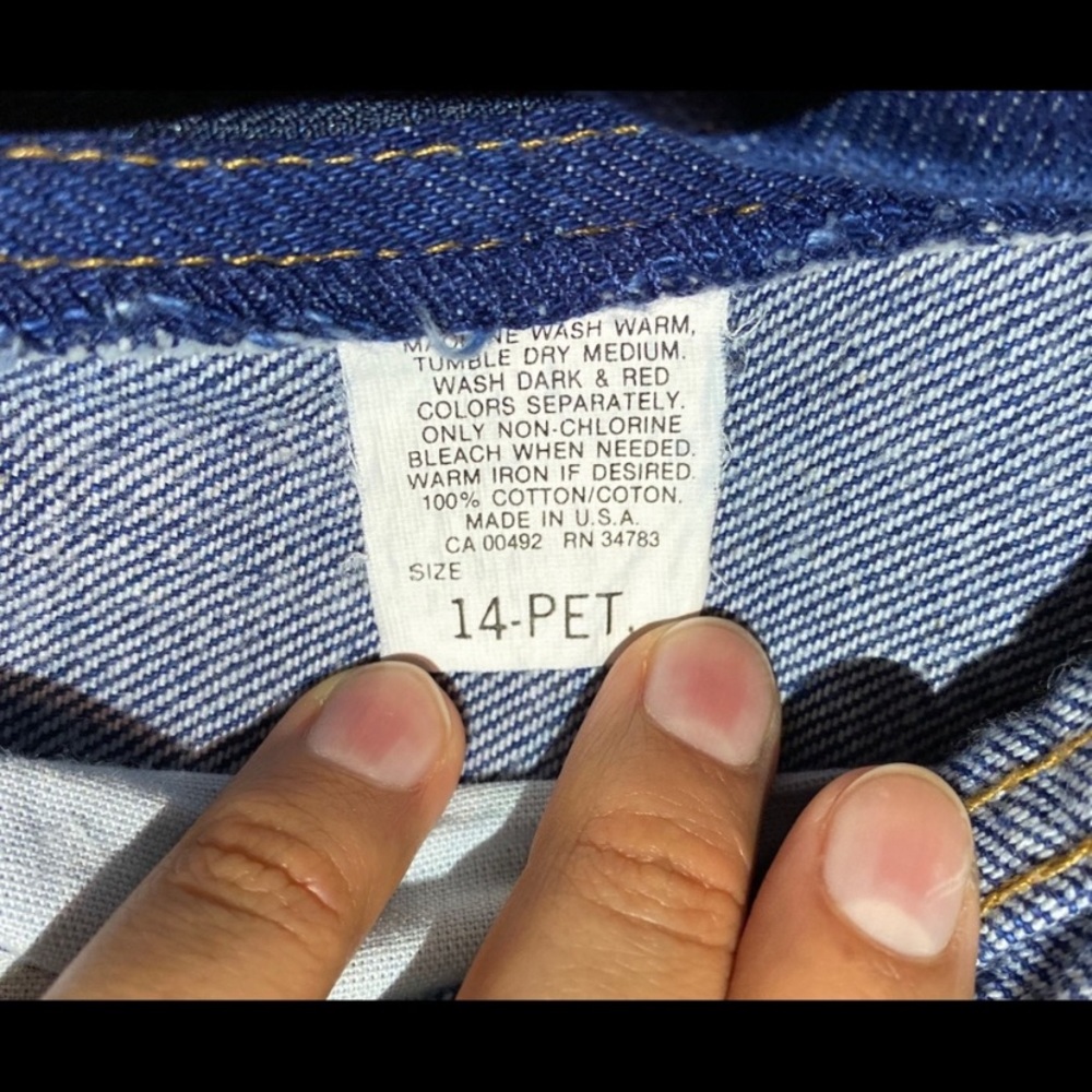 Vintage high waisted denim Lee shorts - Picture 8 of 8